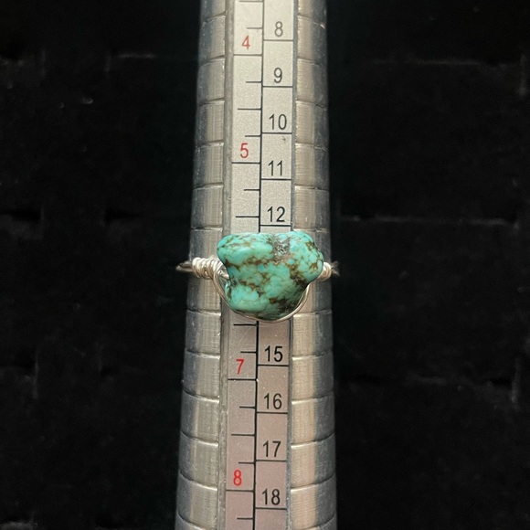 Turquoise gemstone ring - Picture 3 of 4